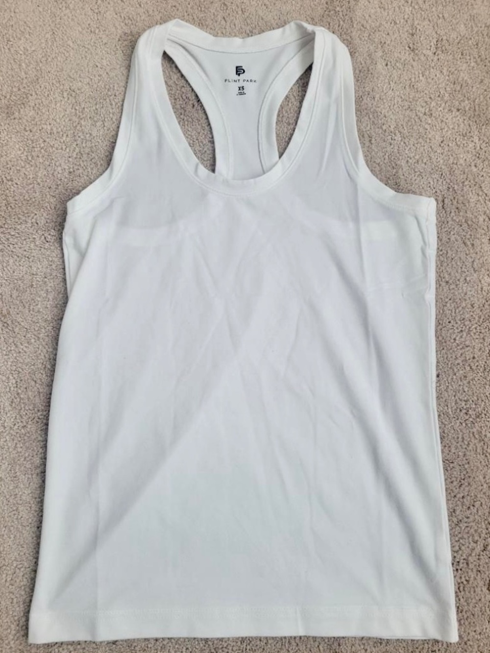 FLINT PARK Women's Volley Tank Top Size XS White